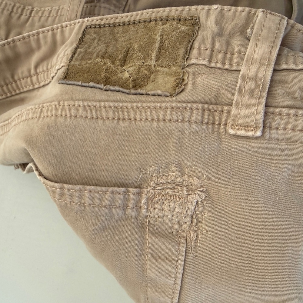 AG Adriano Goldschmied The Protégé Straight Leg Tan Chino Pants 38x33 USA *READ - Picture 8 of 12